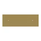 Rectangular XXL Rose-One ceiling rose set with 2 holes and 6 side holes, 675 x 225 mm