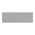 Rectangular XXL Rose-One ceiling rose set with 5 holes and 6 side holes, 675 x 225 mm