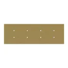 Rectangular XXL Rose-One ceiling rose set with 8 holes and 6 side holes, 675 x 225 mm