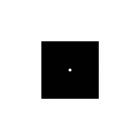 Square rosette – one hole and four side holes, ceiling rosette set, 200 mm