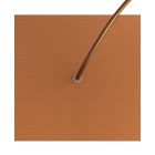 Square rosette – one hole and four side holes, ceiling rosette set, 200 mm