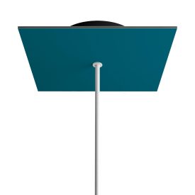   Square rosette – one hole and four side holes, ceiling rosette set, 200 mm