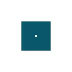 Square rosette – one hole and four side holes, ceiling rosette set, 200 mm