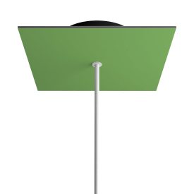   Square rosette – one hole and four side holes, ceiling rosette set, 200 mm