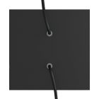 Square ceiling rose – a ceiling rose set with two holes and four side holes, 200 mm