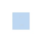 Square ceiling rose – a ceiling rose set with two holes and four side holes, 200 mm