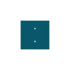 Square ceiling rose – a ceiling rose set with two holes and four side holes, 200 mm