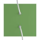 Square ceiling rose – a ceiling rose set with two holes and four side holes, 200 mm