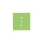 Square rosette – Set of ceiling rosettes with 3 holes arranged in a row and 4 side holes, 200 mm