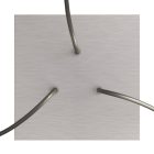 Square ceiling rose – A ceiling rose set with 3 holes and 4 side holes, 200 mm