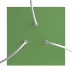 Square ceiling rose – A ceiling rose set with 3 holes and 4 side holes, 200 mm