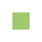 Square ceiling rose – A ceiling rose set with 3 holes and 4 side holes, 200 mm