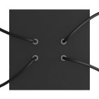 Square ceiling rose – A ceiling rose set with 4 holes and 4 side holes, 200 mm