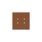 Square ceiling rose – A ceiling rose set with 4 holes and 4 side holes, 200 mm