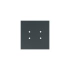 Square ceiling rose – A ceiling rose set with 4 holes and 4 side holes, 200 mm