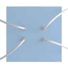 Square ceiling rose – A ceiling rose set with 4 holes and 4 side holes, 200 mm