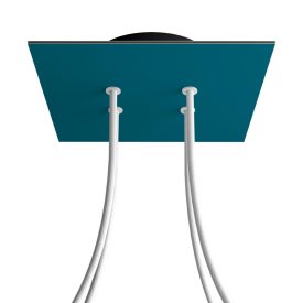   Square ceiling rose – A ceiling rose set with 4 holes and 4 side holes, 200 mm
