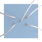 Square ceiling rose – A ceiling rose set with 5 holes and 4 side holes, 200 mm