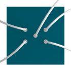 Square ceiling rose – A ceiling rose set with 5 holes and 4 side holes, 200 mm