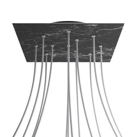  Square XXL Rose-One 12 hole and 4 side hole ceiling rose kit, 400mm