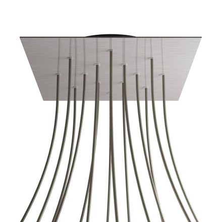  Square XXL Rose-One 14 hole and 4 side hole ceiling rose kit, 400mm