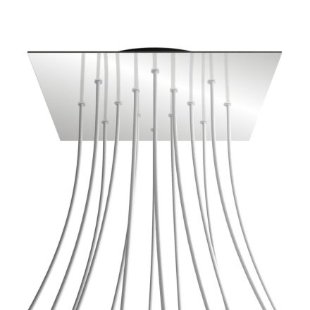  Square XXL Rose-One 14 hole and 4 side hole ceiling rose kit, 400mm