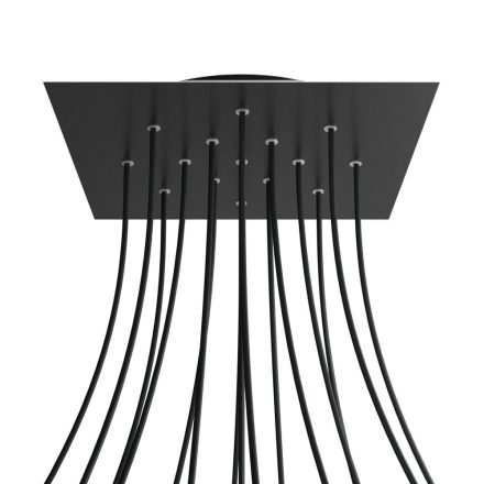  Square XXL Rose-One 15 hole and 4 side hole ceiling rose set, 400 mm