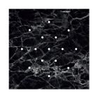 Square XXL Rose-One 15-hole and 4-side hole ceiling rosette set, 400 mm