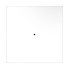 Square XXL Rose-One ceiling rose set with 1 hole and 4 side holes, 400 mm