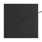 Square XXL Rose-One ceiling rose set with 1 hole and 4 side holes, 400 mm