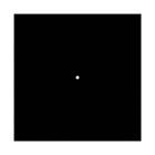 Square XXL Rose-One ceiling rose set with 1 hole and 4 side holes, 400 mm