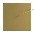 Square XXL Rose-One ceiling rose set with 1 hole and 4 side holes, 400 mm