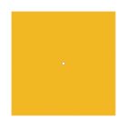 Square XXL Rose-One ceiling rose set with 1 hole and 4 side holes, 400 mm