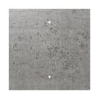 Square XXL Rose-One 2-hole and 4-side hole ceiling rosette set, 400 mm