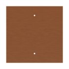 Square XXL Rose-One 2-hole and 4-side hole ceiling rosette set, 400 mm