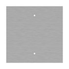 Square XXL Rose-One 2-hole and 4-side hole ceiling rosette set, 400 mm