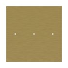 Square XXL Rose-One 3-row ceiling rose set with 4 side holes, 400 mm