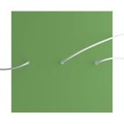 Square XXL Rose-One 3-row ceiling rose set with 4 side holes, 400 mm