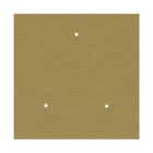 Square XXL Rose-One 3-hole and 4-side hole ceiling rosette set, 400 mm