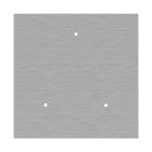 Square XXL Rose-One 3-hole and 4-side hole ceiling rosette set, 400 mm