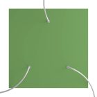 Square XXL Rose-One 3-hole and 4-side hole ceiling rosette set, 400 mm