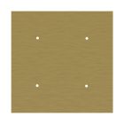 Square XXL Rose-One 4-hole and 4-side hole ceiling rosette set, 400 mm