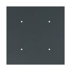 Square XXL Rose-One 4-hole and 4-side hole ceiling rosette set, 400 mm