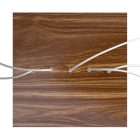 Square XXL Rose-One 5-row ceiling rose set with 4 side holes, 400 mm