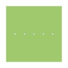 Square XXL Rose-One 5-row ceiling rose set with 4 side holes, 400 mm