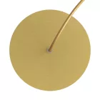 Round Rose-One ceiling rosette set with 1 hole and 4 side holes, 200 mm