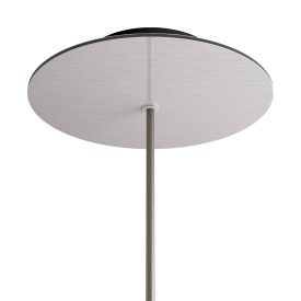   Round Rose-One ceiling rosette set with 1 hole and 4 side holes, 200 mm