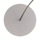 Round Rose-One ceiling rosette set with 1 hole and 4 side holes, 200 mm