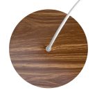 Round Rose-One ceiling rosette set with 1 hole and 4 side holes, 200 mm