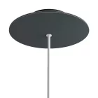 Round Rose-One ceiling rosette set with 1 hole and 4 side holes, 200 mm